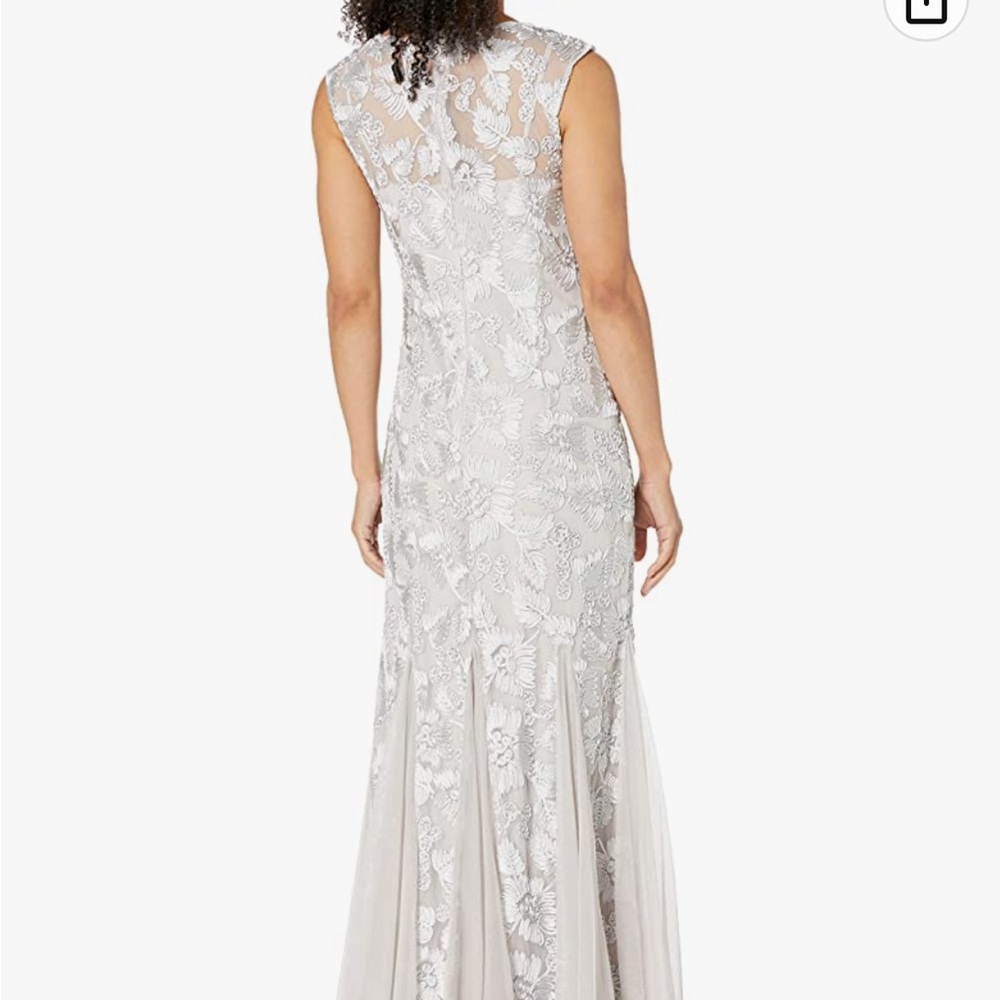 Alex Evenings Lace overlay dress. Great for young mother of bride or groom.